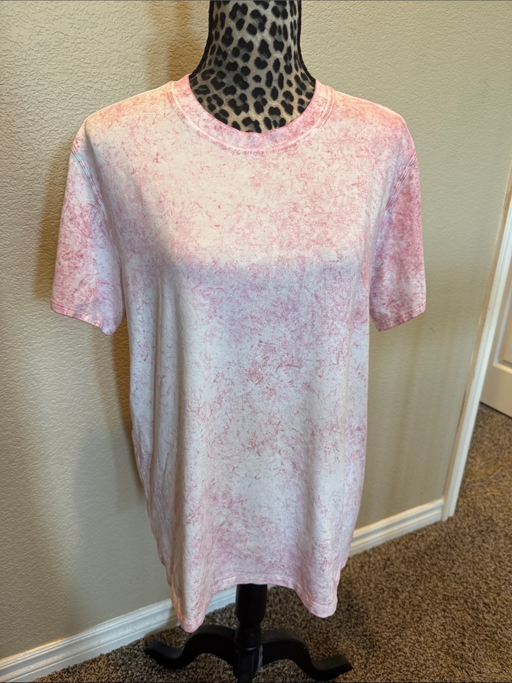 lululemon athletica Pink Marble Short Sleeve Tee